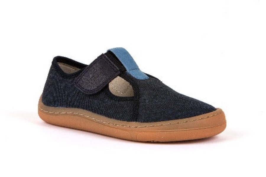 Women Froddo | Froddo Barefoot Canvas T-Strap