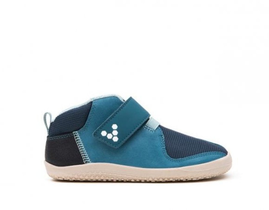 Kids Vivobarefoot | Vivobarefoot Primus Bootie Leather Indigo